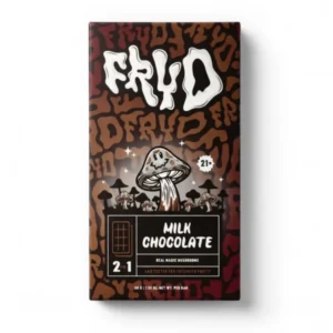 milk chocolate fryd mushroom bars
